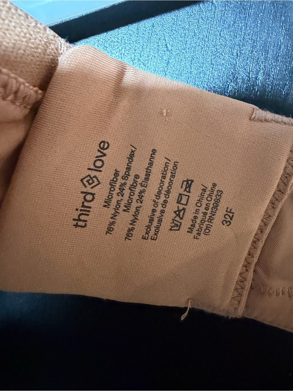 Thirdlove smooth underwire bra nude tan size 32F - Picture 3 of 3